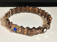 Beautiful wire copper bracelet