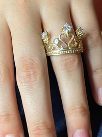 925 stamped Princess heart cubic zirconia ring