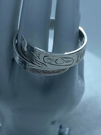 sterling silver wrap around Killer Whale by People's Coast