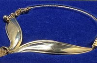 Vintage Gold Tone Mermaid Tail Choker by Avon