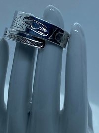 sterling silver wrap around Killer Whale by People's Coast