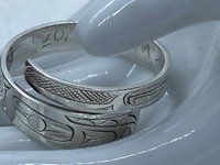 sterling silver wrap around Killer Whale by People's Coast