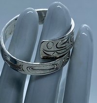 sterling silver wrap around Killer Whale by People's Coast