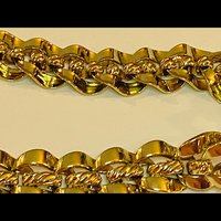 Vintage -  Gold tone choker necklace