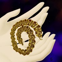 Vintage -  Gold tone choker necklace