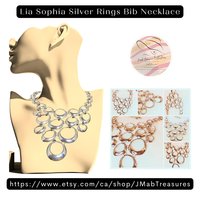Lia Sophia sterling silver Bubble necklace