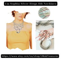 Lia Sophia sterling silver Bubble necklace