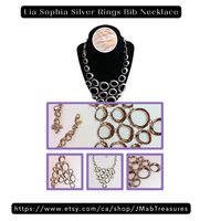 Lia Sophia sterling silver Bubble necklace