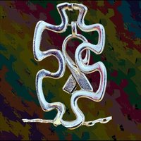 Silver Autism and hope awareness puzzle