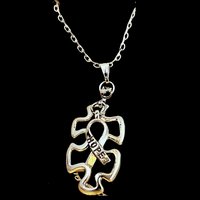 Silver Autism and hope awareness puzzle