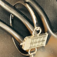 Silver D. Who - Tardis metal bracelet cuff