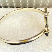 Silver D. Who - Tardis metal bracelet cuff