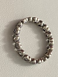 Silver Pandora 925 signed Heart 'Forever More'  band ring