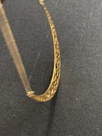 Stella and Dot Gold Tone Avalon Crescent Necklace