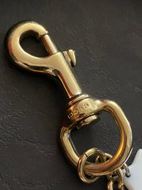 Vintage GUCCI Authentic Interlocking star form Key Keyholder Key Ring Bag Charm.