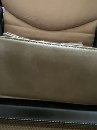Aldo Taupe Spacious Handbag Purse with Faux Fur & Tassels