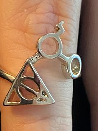 Lightning Bolt Ring - Wizard themed
