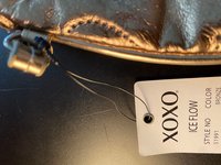 XOXO ICEFLOW Bronze Gold Logo Small Bag Handbag Purse