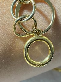 Gold tone Ralph Lauren chunky oval links bracelet