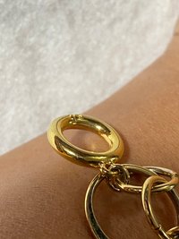 Gold tone Ralph Lauren chunky oval links bracelet