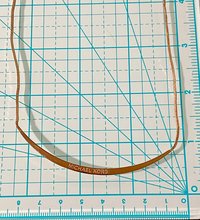 Long Curved Rose Gold Michael Kors Pendant