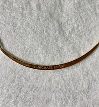 Long Curved Rose Gold Michael Kors Pendant