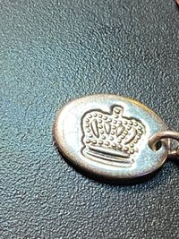 Juicy couture Silver Gothic Letter necklace & pendant