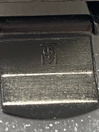 Versace Charcoal belt buckle with Medusa Logo vintage, 1989 stamped
