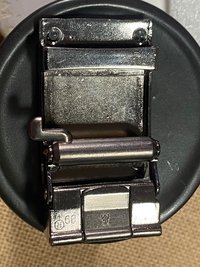 Versace Charcoal belt buckle with Medusa Logo vintage, 1989 stamped