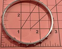 Kate Spade Silver tone studded bangle