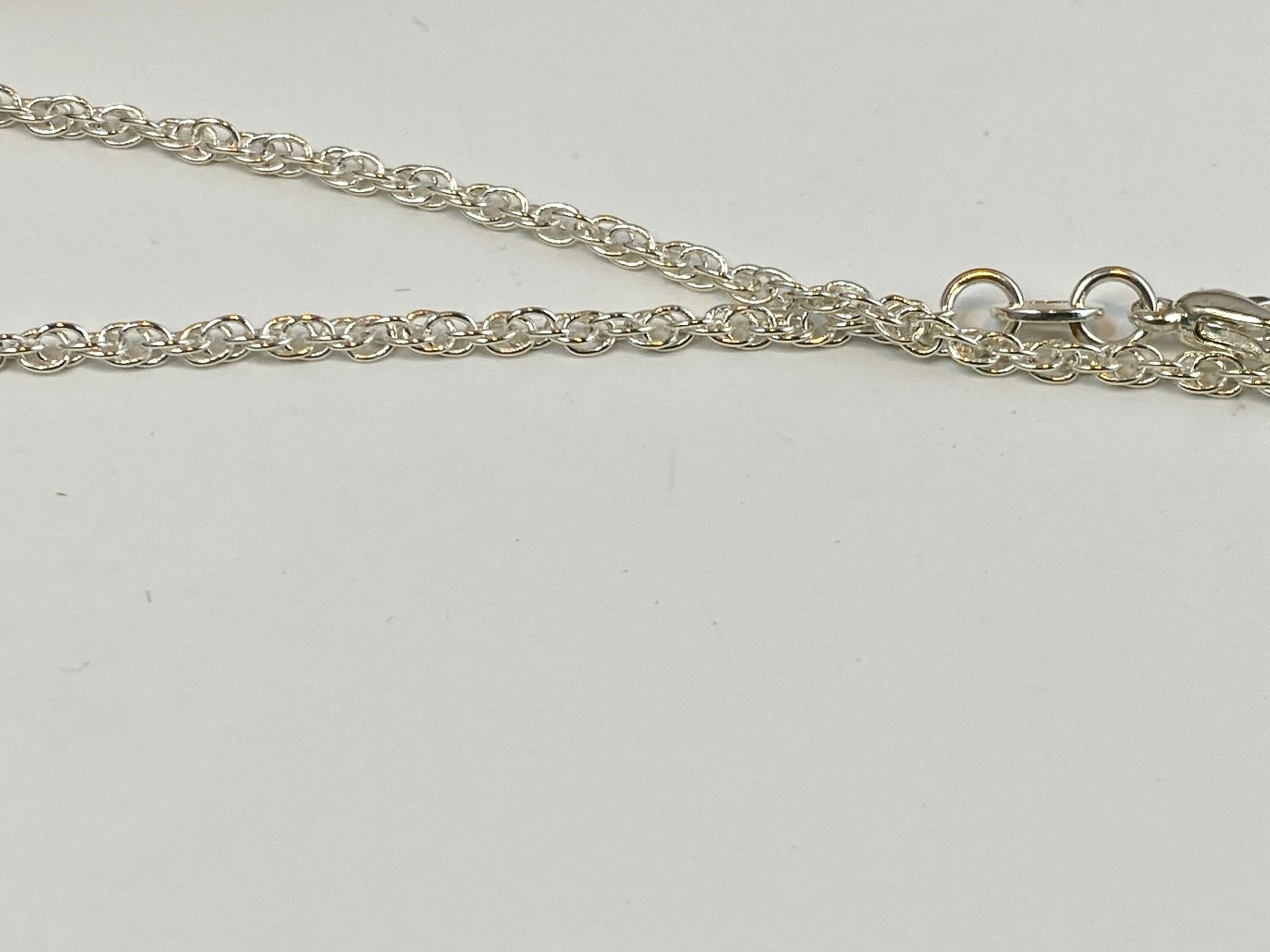 Inspiration message sparkly silver cross pendant with Silver chain