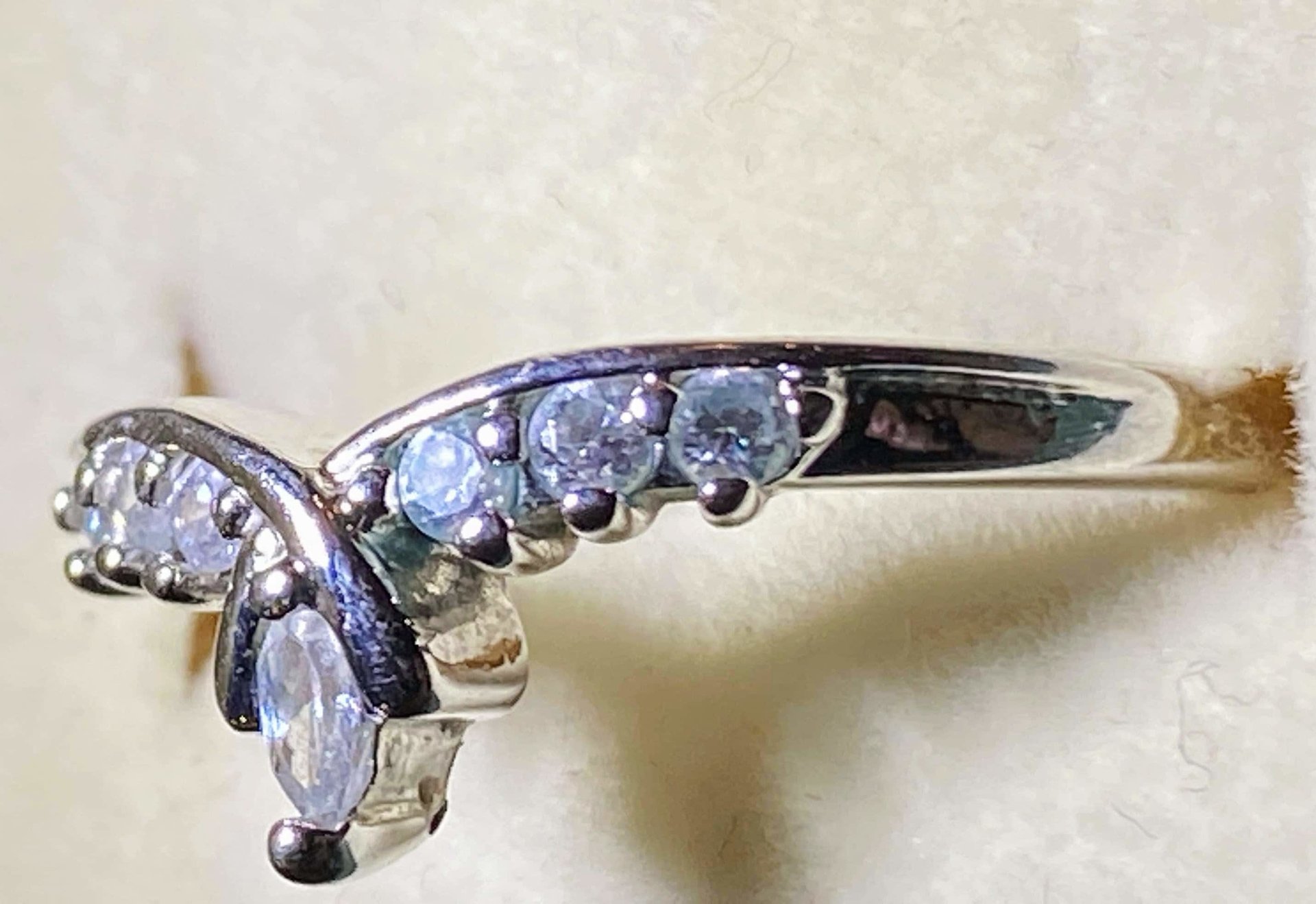 Vintage Silver Tone Nevada Mines Crown Style NV Signed
