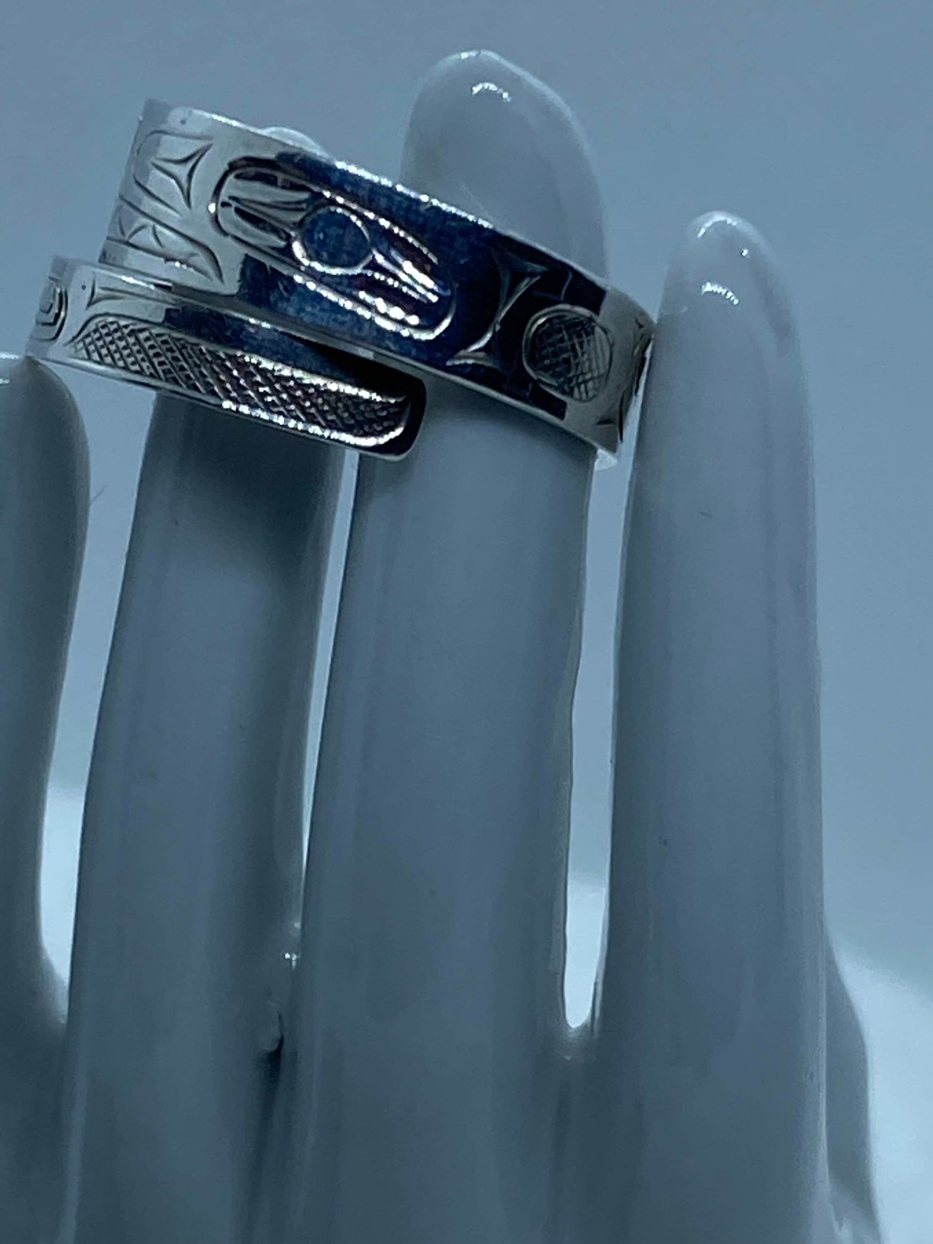 sterling silver wrap around Killer Whale by People's Coast