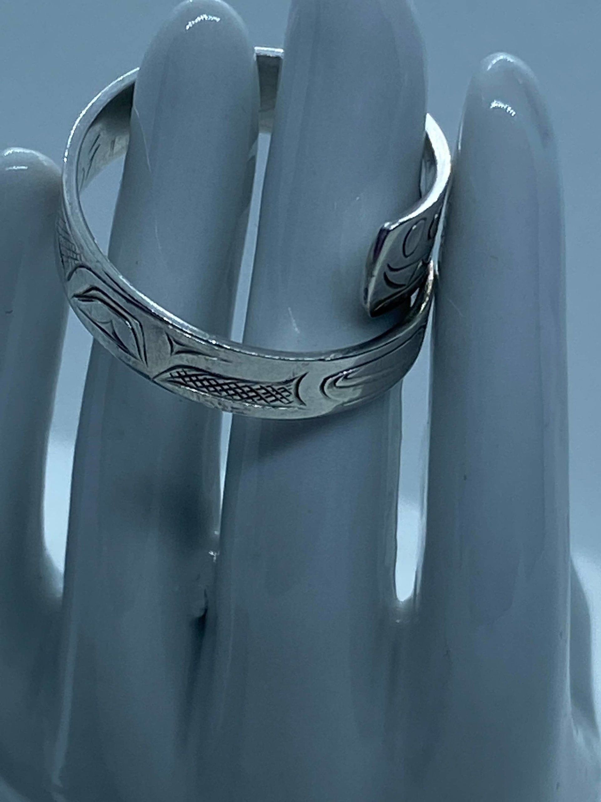 sterling silver wrap around Killer Whale by People's Coast