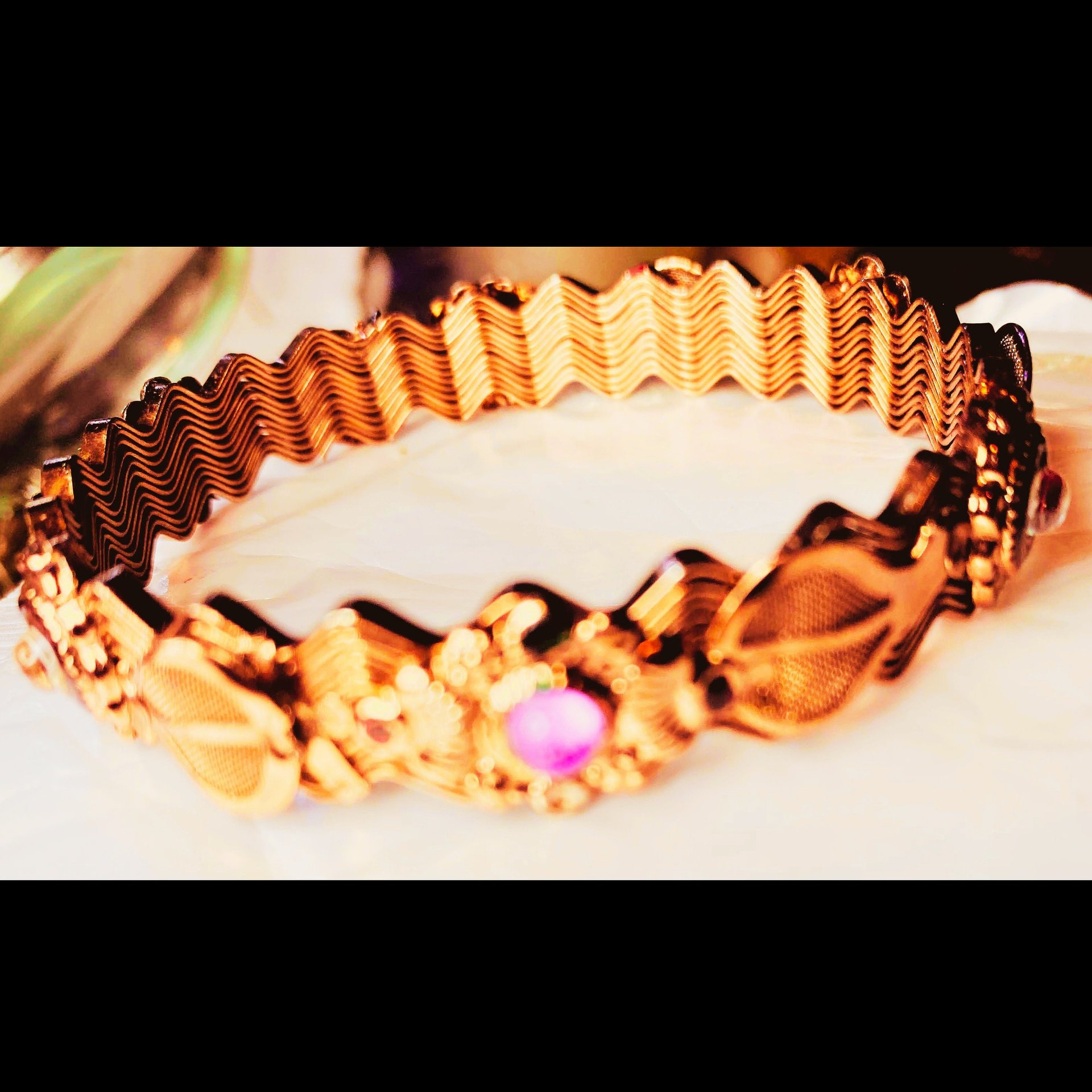 Beautiful wire copper bracelet