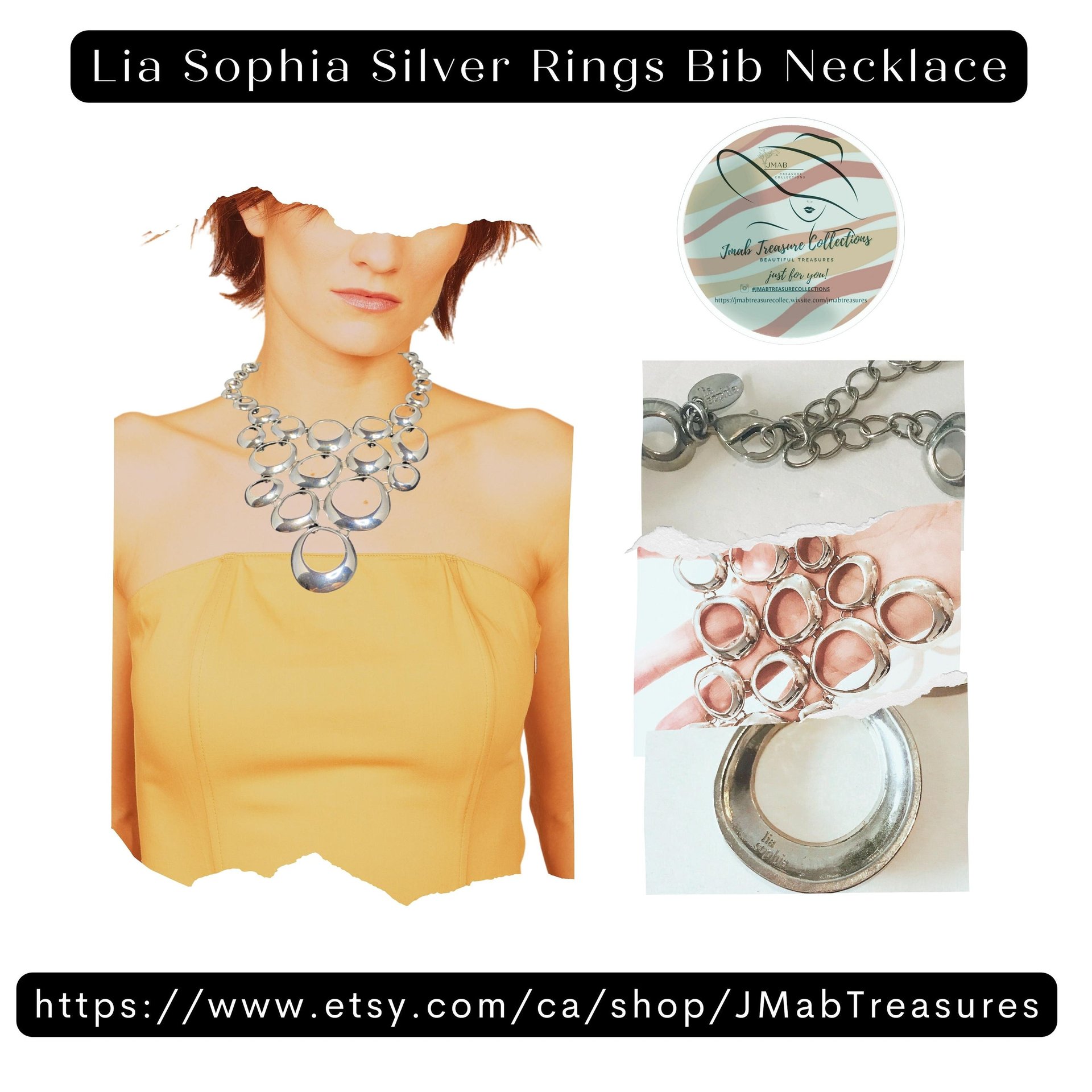 Lia Sophia sterling silver Bubble necklace
