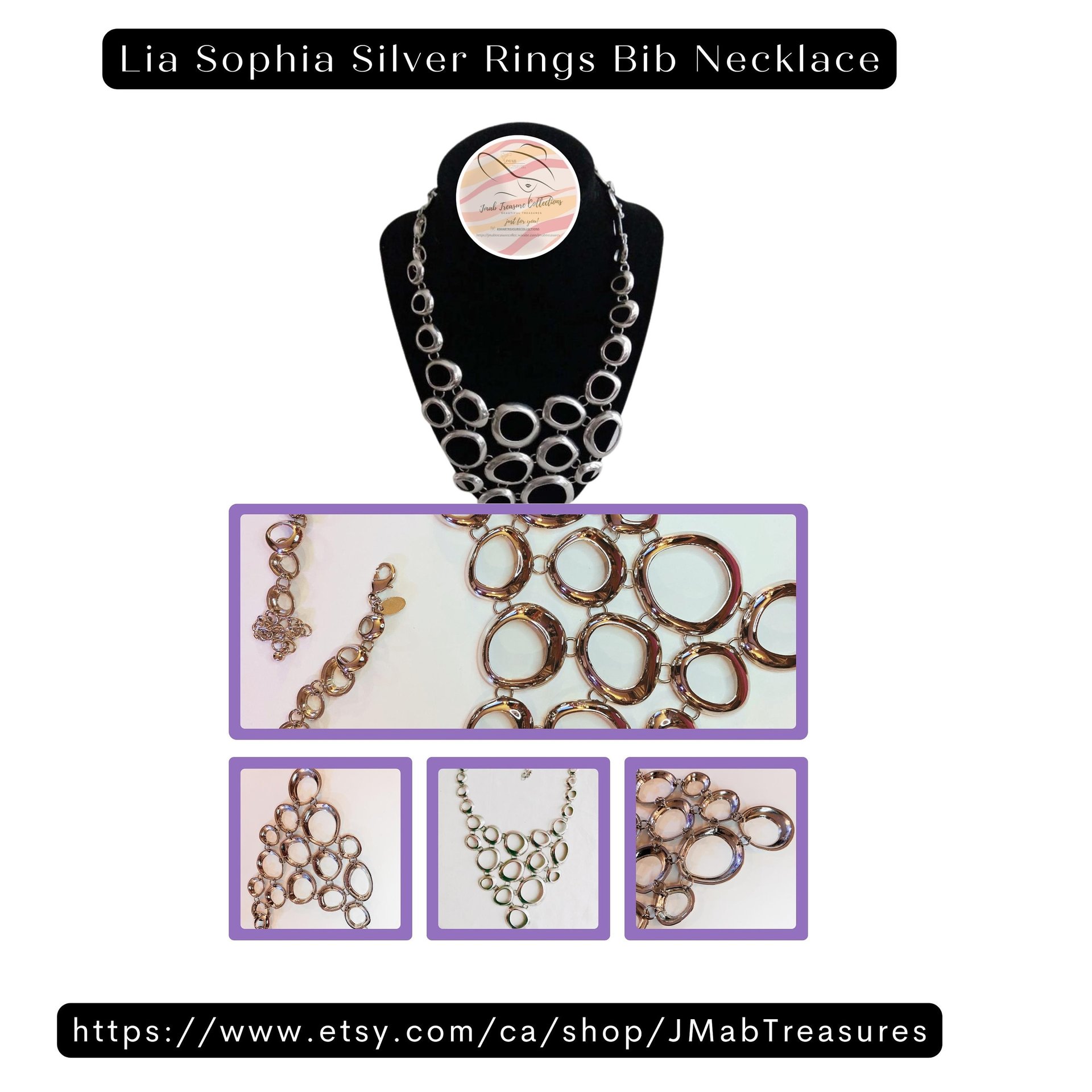 Lia Sophia sterling silver Bubble necklace
