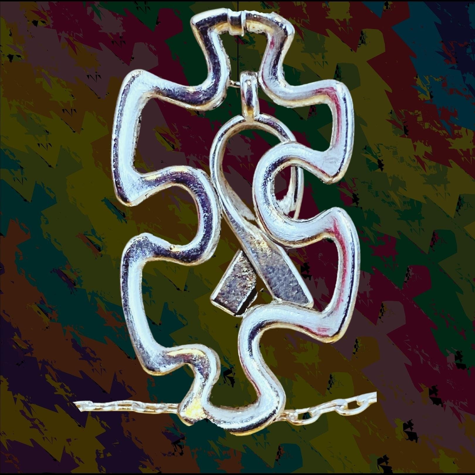 Silver Autism and hope awareness puzzle