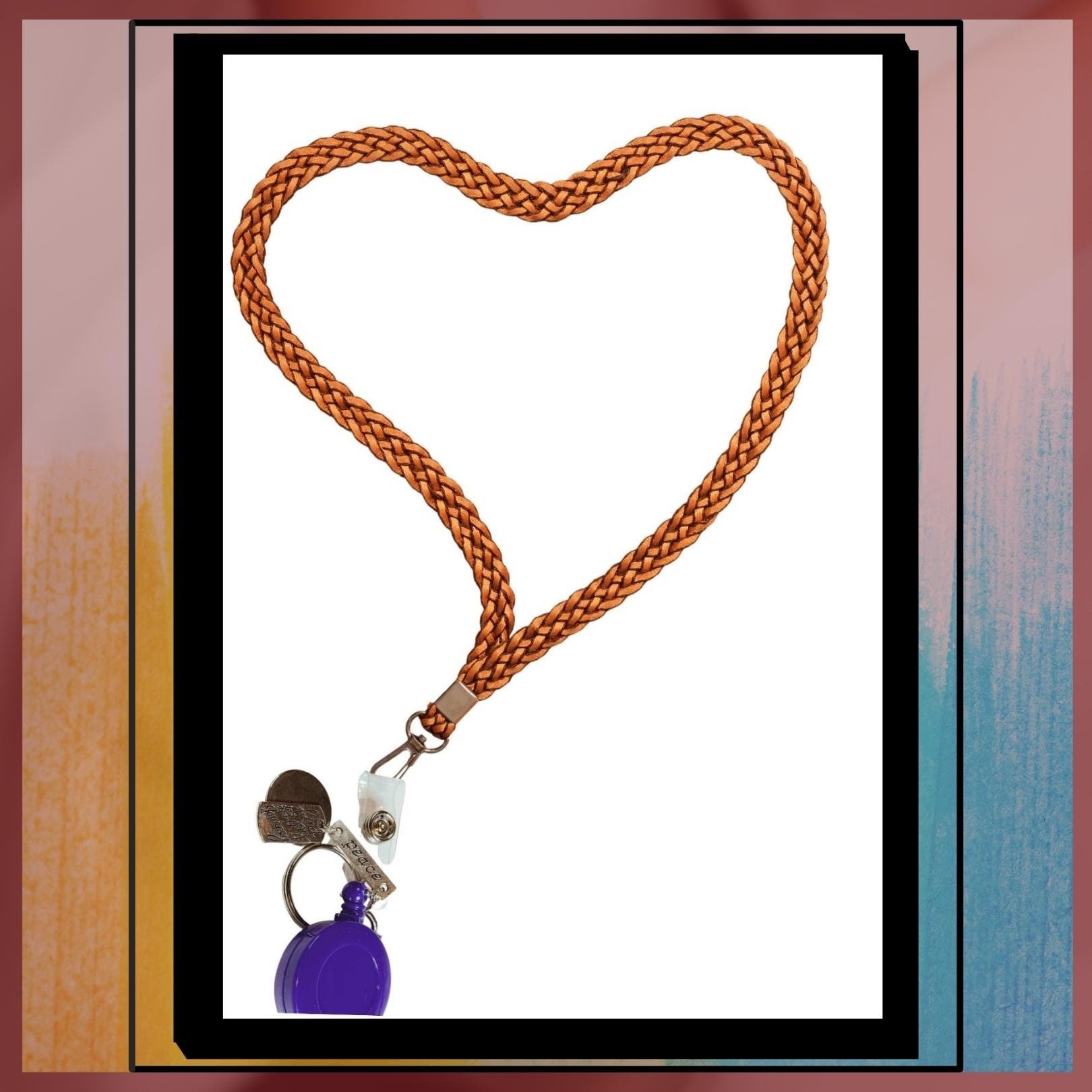 Inspirational message lanyard - This too shall pass