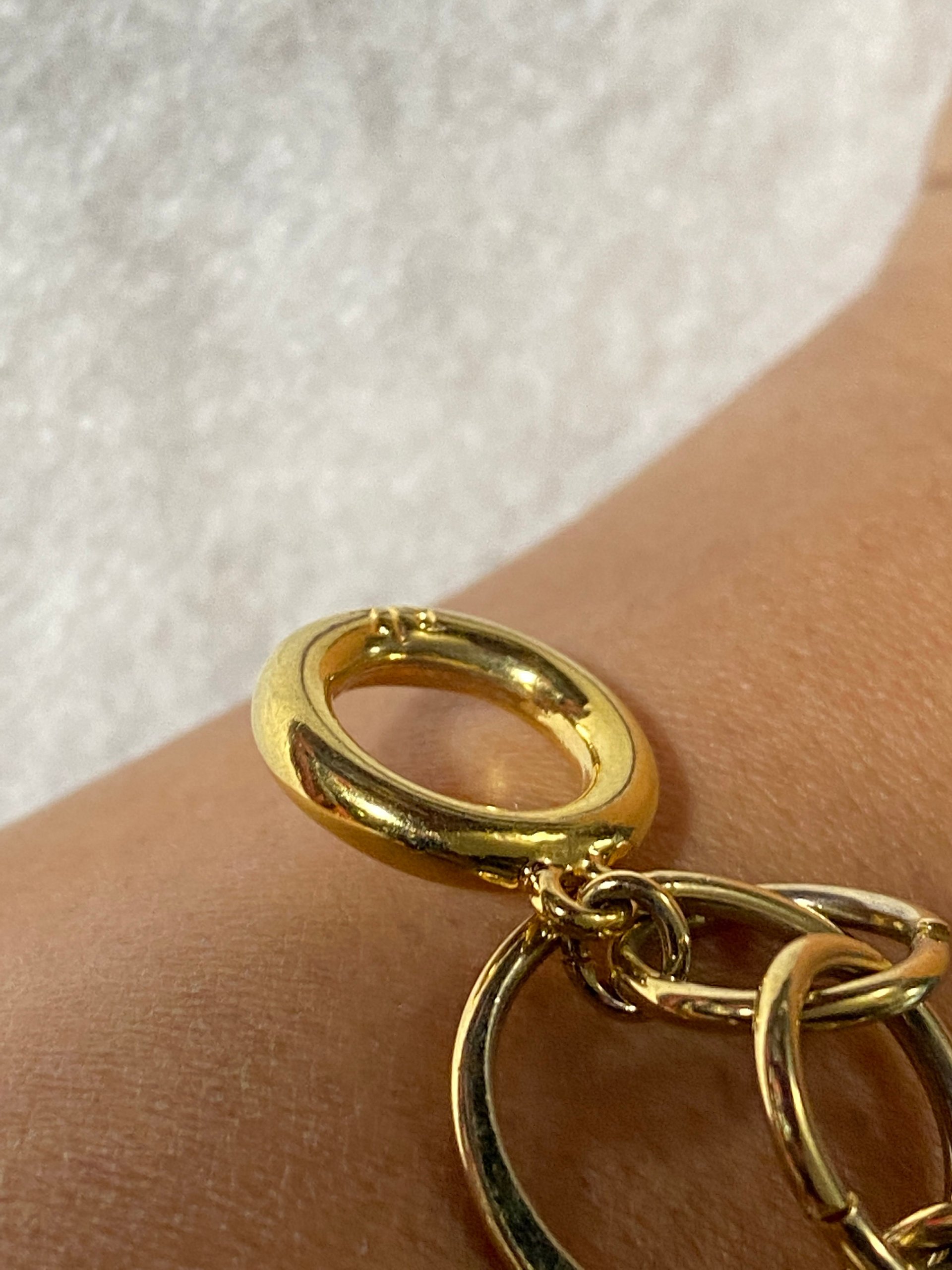 Gold tone Ralph Lauren chunky oval links bracelet