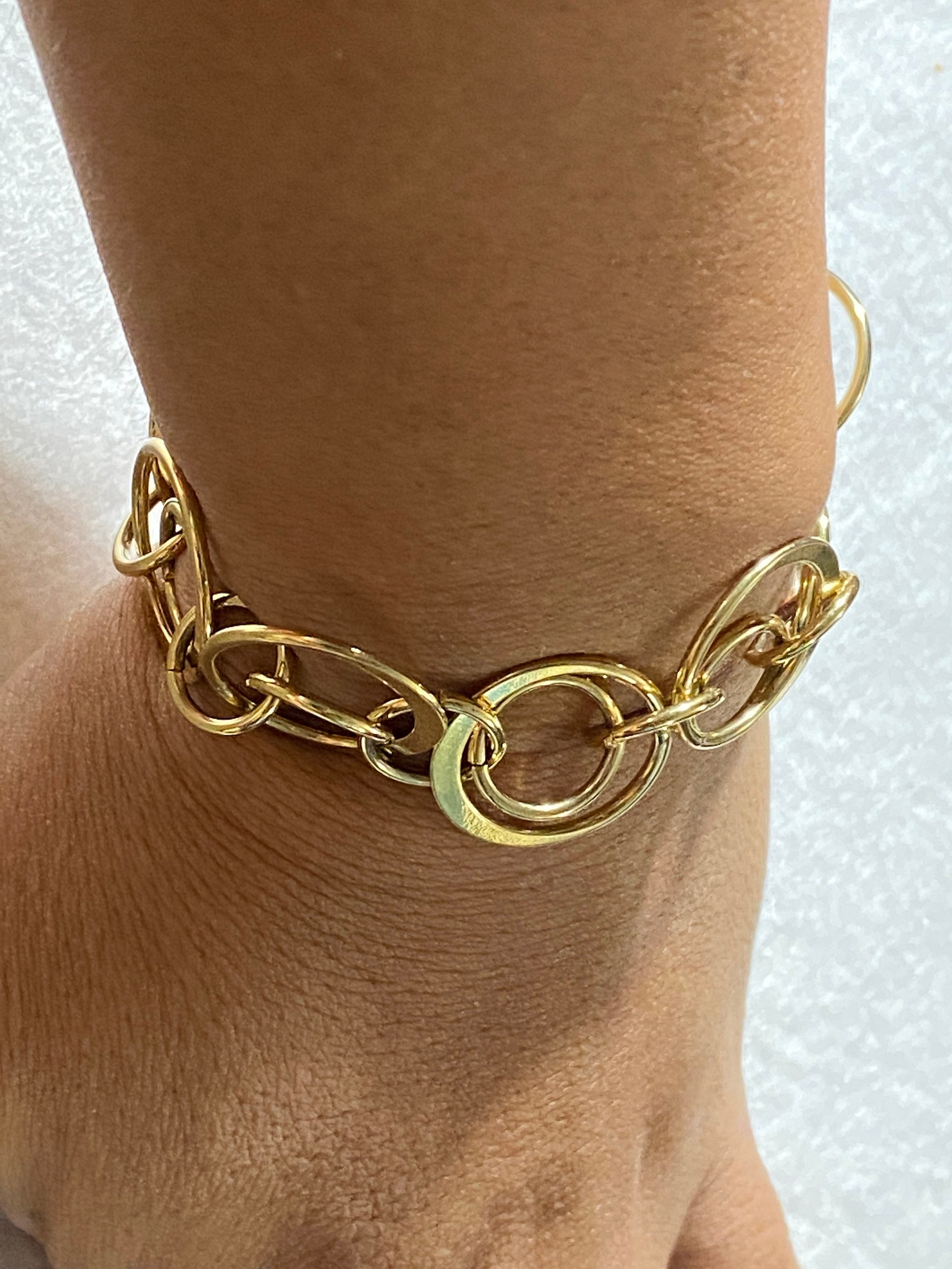 Gold tone Ralph Lauren chunky oval links bracelet