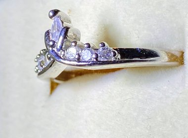 Vintage Silver Tone Nevada Mines Crown Style NV Signed