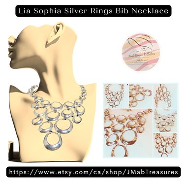 Lia Sophia sterling silver Bubble necklace