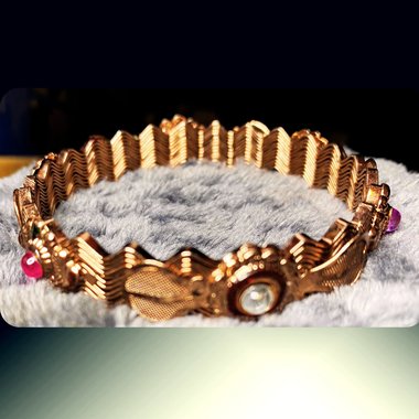 Beautiful wire copper bracelet