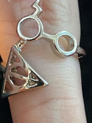 Lightning Bolt Ring - Wizard themed